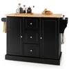 COSTWAY Kuhinjska omarica Kuhinjski voziček 2v1 127 x 46 x 91 cm, (5000202984)