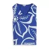 TOM TAILOR Top kraljevo modra / bela