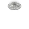 Ideal Lux - LED kristalno plafonsko svetlo KING 5xG9/3W/230V prečnik 38 cm hrom