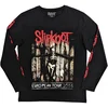 Slipknot Skeleton Flag (Back & Sleeve Print) Black L Majica