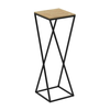 Stalak za cveće 70x24 cm crne boje