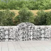 Lučne gabionske košare 20 kom 200x50x80/100cm pocinčano željezo