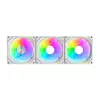 darkFlash Računalniški ventilatorji Darkflash Gauss G24 3-v-1 (beli)
