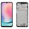 LCD za Samsung A24/SM- A245F + Touch Screen WITH FRAME crni OLED