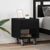 Noćni ormarić 2 pcs Crni hrast 40,5 x 40 x 48 cm