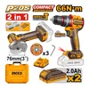 Akumulatorski set alata CKLI20255E 2x2/0Ah SUPER INGCO