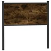 Vidaxl vidaXL Vzglavje postelje iz dimljenega hrasta 90 cm