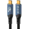 PremiumCord USB4 Version 2.0 80Gbps 16K@60Hz 240W Thunderbolt 5 1,2 m USB kabel