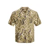 JACK & JONES Srajca JPRBLADrew ecru / oliva / črna