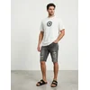Sinsay - Pamučna majica comfort fit sa printom Pink Floyd - krem