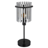 Globo 15698T - Stona lampa GORLEY 1xE14/40W/230V prečnik 15 cm crna