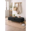 Hanah Home Rena tapacirana klupa s prostorom za odlaganje 90 × 45 × 30 cm, antracit