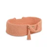 MY SWEET BABY Nosilec za punčke Moses Basket BOHO iz bombaža - breskev