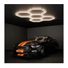 LED plafonska svetiljka LED/350W/85-265V 6500K 313x298 cm CRI 90 IP54 bela