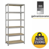 SMART STORAGE Polica Futur 2130x900x600/6x350kg galva