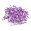 Plastične voščene kroglice / biseri Glance O3 mm - vijolično lila (500 g)