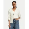 Tommy Hilfiger Pletena jopica UW0UW06630 Kremna Relaxed Fit