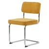 Rumen jedilni stol iz rebrastega žameta Rupert – Unique Furniture