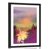Plakat s paspartujem edinstvena eksplozija barv - 30x45 no frame