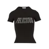 Felicious Majica črna/srebrna