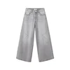 MANGO KIDS Kavbojke siv denim