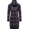 Ragwear Obleka Chlloe Aztec mornarska/temno modra/ognjeno rdeča/off-bela