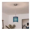 Brilagi - LED luster na sajli NUBILA 1xE27/60W/230V prečnik 14 cm tamno plava