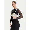 Guess Ročna torba Arnela Mini HWNY94 96080 Siva