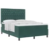 vidaXL vidaXL Box Spring postelja z vzmetnico temno zelena 140x190 cm žamet, (22052555)