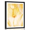 Plakat s paspartujem regratova lučka v rumeni varianti - 60x90 black