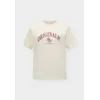 JACK & JONES Majica JORFREDERIKSBERG temno rdeča/bela