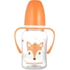 Canpol babies flasica sa drskama cute animals 120ml (11/823) - orange ( 11/823_ora )