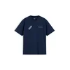 Tommy Jeans Majica mornarska / živo rdeča / bela