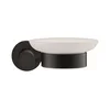Duravit 99184600 - Stensko držalo za milo D-CODE, desna izvedba, v matni črni barvi