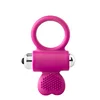 DREAMTOYS Prsten za penis Flirts Cockring, Vibrirajući, 4.1cm, Roze