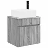 Umivaonik s policom za zid Siva Sonoma 49 x 41 x 63 cm