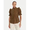 Bruuns Bazaar Bluza Canterbury Caro BBW4507 Rjava Regular Fit