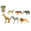 Teddies Živali safari ZOO 6ks plastika 10cm