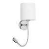 Rabalux Larkin zidna lampa sa čitačem E27 40W LED3W