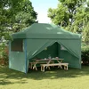 Šator za zabave 279 x 410 x 315 cm Zelena Oxford tkanina