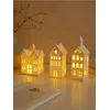Sinsay - Božićne LED lampice u obliku kućica 3 pack - belo