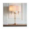 Endon 63648 - Stona lampa STANFORD 2xE14/40W/230V mesing/bež