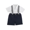 Chicco Komplet temno modra/bela