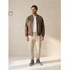 Sinsay - Bomber bluza sa viskozom - kafa