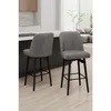 Hanah Home set barskih stolica Evax, 2 kom, sivi / crni