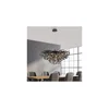 Paul Neuhaus 2192-18 - Luster na sajli ICICLE 10xG9/40W/230V 50x100 cm crna