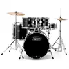 MAPEX tornado bobni - komplet s činelami FUSION (TND5044TCDK), črn