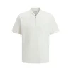 JJ Rebel by Jack & Jones polo majica Reeze sa rajsferšlusom za muškarce, bela, M