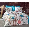 Hanah home Komplet posteljine 476, 160x220cm, Šarena
