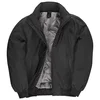 JAKNA ZIP MUŠKA B&C CREW BOMBER CRNA 3XL